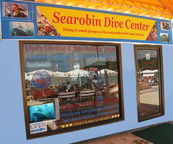 Searobin Beach front dive shop