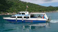 Our diving boat at Koh Nangyuan