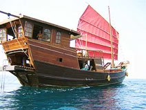 traditional Junk boat