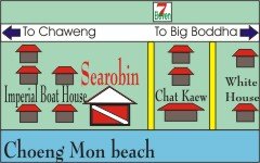 Searobin Choeng Mon Beach - Imperial Boat House  click to enlarge