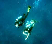 Unterwasser Navigation tauchen  in Koh Samui